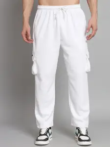GRIFFEL Men Relaxed-Fit Mid Rise Track Pants