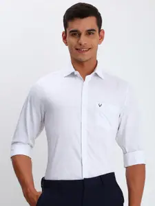 Allen Solly Men Spread Collar Floral Printed Cotton Slim Fit Formal Shirt