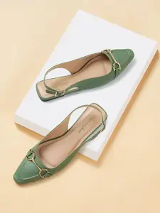 Forever Glam by Pantaloons Women Colourblocked Ballerinas with Bows Flats