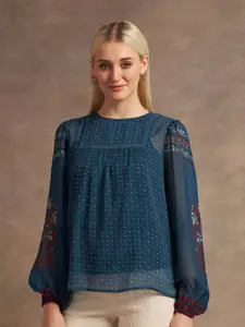 U.S. Polo Assn. Women Floral Printed Regular Top