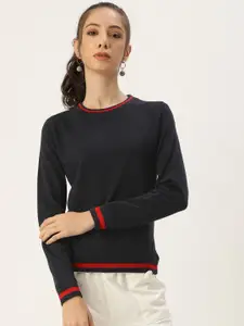 ARISE Women Round Neck Cotton Sweatshirt