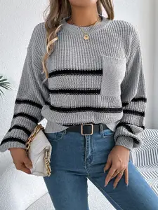 StyleCast x Revolte Women Striped Pullover Sweater