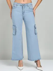 Nifty Women Wide Leg High-Rise Stretchable Jeans
