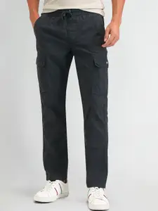 U.S. Polo Assn. Denim Co. Men Cotton Classic Straight Fit Cargos Trousers