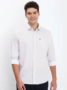 Allen Solly Men Spread Collar Geometric Printed Cotton Slim Fit Casual Shirt
