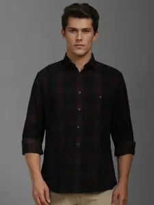 Louis Philippe Sport Men Slim Fit Opaque Checked Casual Shirt