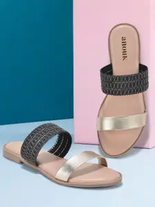 Anouk Women Ethnic Open Toe Flats