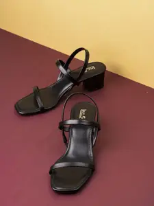 Inc 5 Women Square Toe Block Heel Sandals