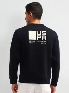 U.S. Polo Assn. Denim Co. Men Brand Logo Printed Sweatshirt