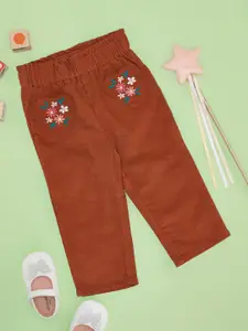 Pantaloons Baby Girls Cotton Mid-Rise Regular Fit Jeans