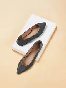 Forever Glam by Pantaloons Women Embellished Slip-On Ballerinas Flats