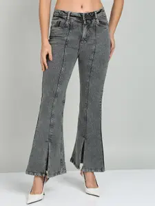 Nifty Women Mid-Rise Wide Leg Heavy Fade Stretchable Jeans