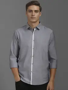 Louis Philippe Sport Men Super Slim Fit Opaque Casual Shirt