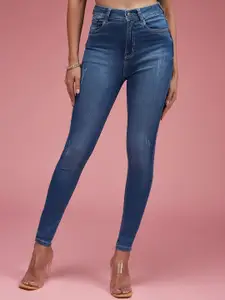 Miss Chase Women Skinny Fit High-Rise Stretchable Jeans