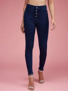 Miss Chase Women Skinny Fit High-Rise Stretchable Jeans