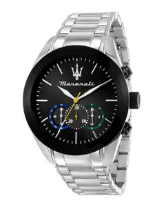 Maserati Men Dial & Stainless Steel Straps Analogue Multi Function Watch R8873612061