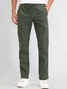 U.S. Polo Assn. Denim Co. Men Classic Cotton Straight Fit Cargos Trousers