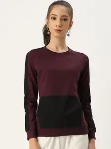 ARISE Women Round Neck Long Sleeves Sweatshirt