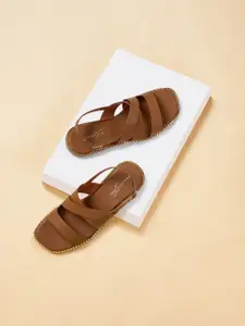 Forever Glam by Pantaloons Women Colourblocked Open Toe Flats