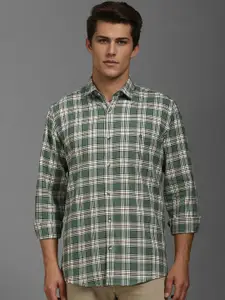 Louis Philippe Sport Men Slim Fit Opaque Checked Casual Shirt