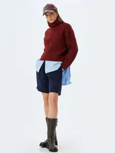 Koton Women Cable Knit Pullover