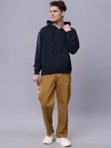 Wear Your Opinion Men Drop Shoulder Kangaroo Pocket Hooded Sweatshirt