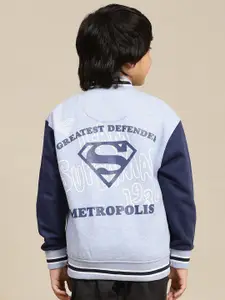 Kids Ville Boys Cotton Typography Printed Cardigan
