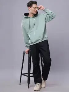 Wear Your Opinion Men Drop Shoulder Kangaroo Pocket Hooded Sweatshirt