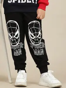 Kids Ville Boys Spiderman Printed Regular Fit Jogger