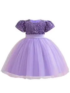 StyleCast x Revolte Embellished Puff Sleeve Balloon Dress