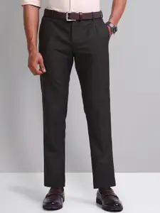 AD By Arvind Men Regular Fit Formal Trousers