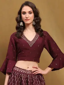 Biba Women Ethnic Motifs Print  Top