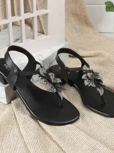 Metro Women Party Open Toe Flats