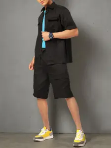 Kook N Keech Shirt with Cargo Shorts Co-ords