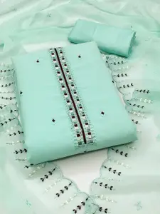 Maroosh Floral Embroidered Sequinned Unstitched Dress Material