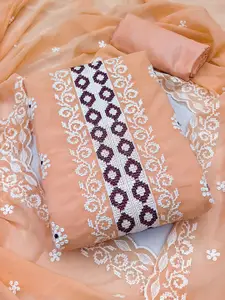 Maroosh Embroidered Thread Work Unstitched Dress Material