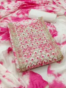 Maroosh Ethnic Motifs Sequinned Embroidered Unstitched Dress Material