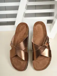 MOZAFIA Women Open Toe Flats
