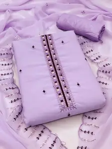 Maroosh Embroidered Sequinned Unstitched Dress Material