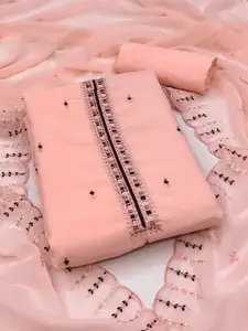 Maroosh Ethnic Motifs Embroidered Sequinned Unstitched Dress Material