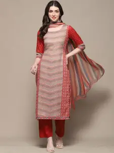 Biba Ethnic Motifs Printed Unstitched Dress Material