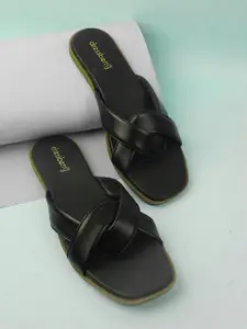 DressBerry Women Open Toe Flats