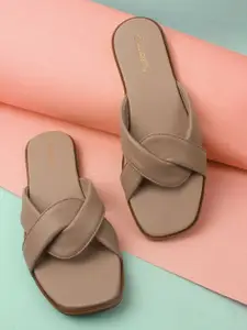 DressBerry Women Open Toe Flats