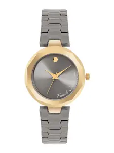 French Connection Women Dial & Stainless Steel Bracelet Style Straps Analogue Watch FCH08GNM