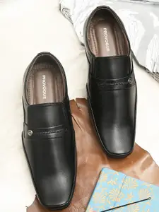Provogue Men Formal Slip-On Black Shoes