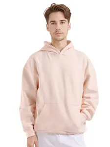 RARE RABBIT Men Solid Hooded Cotton Sweatshirt With Printed Back Design