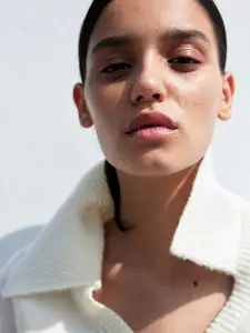 H&M Collared Fine-Knit Jumper