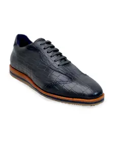 mccoy Men Textured Leather Derbys