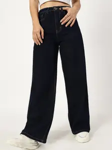 THIRD QUADRANT Women Jean Wide Leg High-Rise Jeans