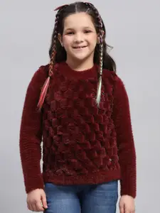 Monte Carlo Girls Self Design Sweatshirt